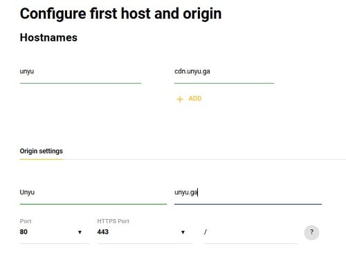 CDN Gratis dari Inxyhost