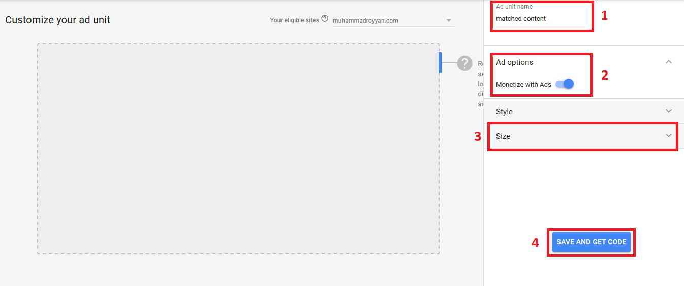 Cara Mudah Memasang Iklan Adsense Matched Content