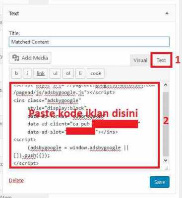 Cara Mudah Memasang Iklan Adsense Matched Content